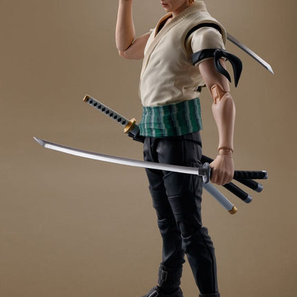 Roronoa Zoro (Netflix) One Piece S.H. Figuarts Action Figure 14 cm