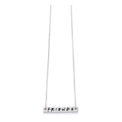 Friends Necklace Show Bar (Silver plated)