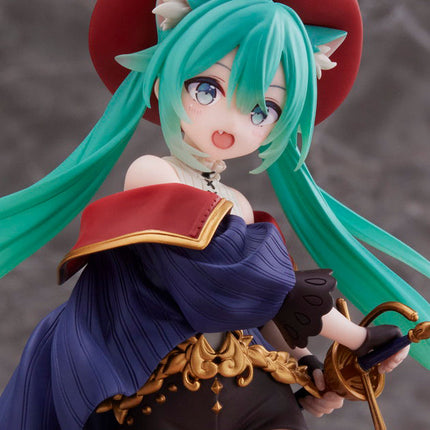 Puss in Boots Hatsune Miku PVC Statue Wonderland Figure 18 cm